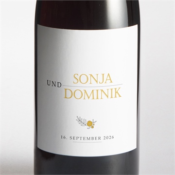 Flaschenetikett Hochzeit ref. N3001477