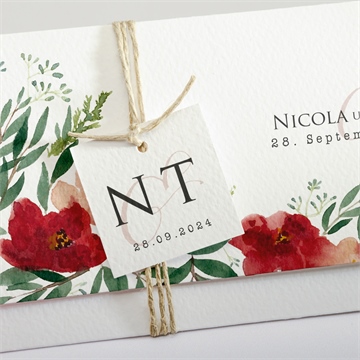 Hochzeitseinladung mohnblumen - vue 2