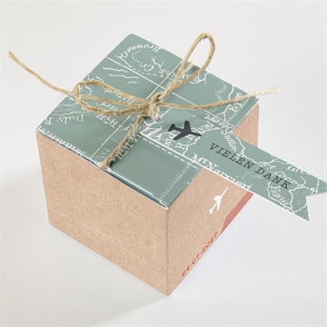 Geschenkbox Hochzeit flugticket - vue 3