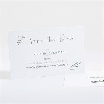 Save the Date Karte olivenzweig