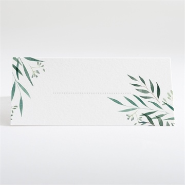 Tischkarte Hochzeit olivenzweig - Tischkarte Rückseite