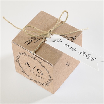 Geschenkbox Hochzeit schick mit schleife - vue 3