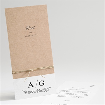 Menükarte Hochzeit ref. N22162