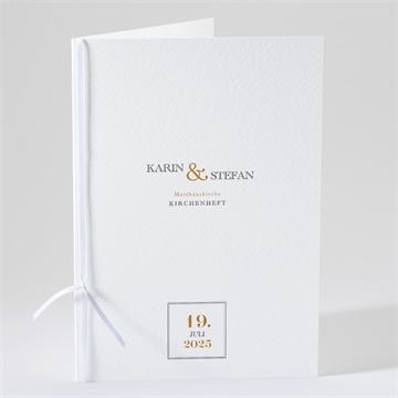 Kirchenheft Hochzeit eng verbunden