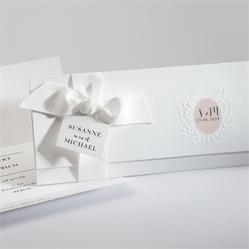 Hochzeitseinladung reine eleganz