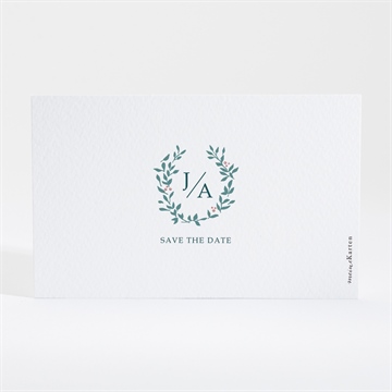Save the Date Karte wintergrün - vue 2