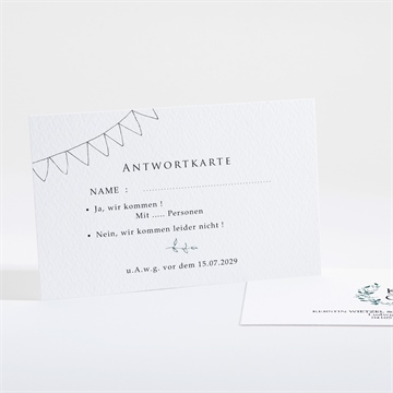 Antwortkarte Hochzeit ref. N16106