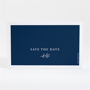 Save the Date Karte schick in blau - vue 2