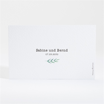 Save the Date Karte zarte blätterranke - Vue 2