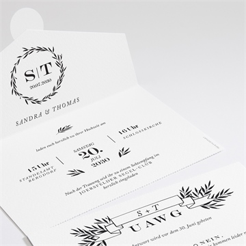 Hochzeitseinladung retro chic - Vue 2