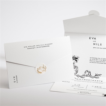 Hochzeitseinladung Ref. N97105