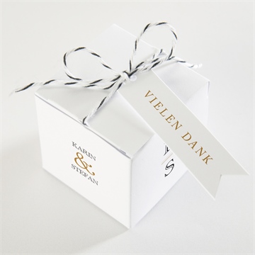 Geschenkbox Hochzeit eng verbunden - vue 3