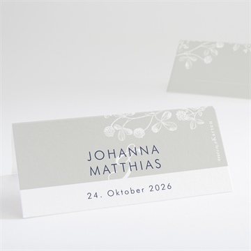 Tischkarte Hochzeit blühender zweig