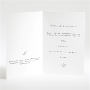 Menükarte Taufe foto mosaik - Intérieur du menu