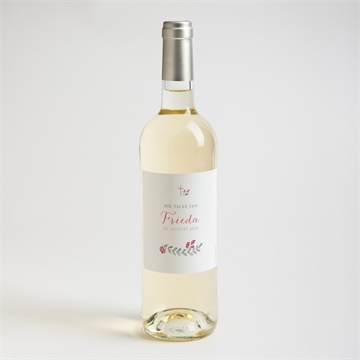 Flaschenetikett Taufe rosenkranz - Vue 2