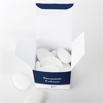 Geschenkbox Hochzeit schick in blau - vue 4