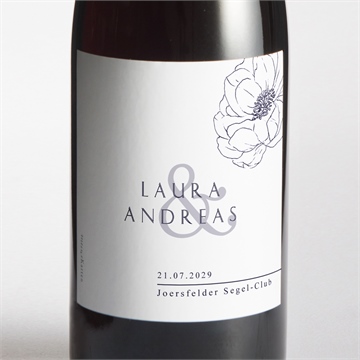 Flaschenetikett Hochzeit ref. N3001513