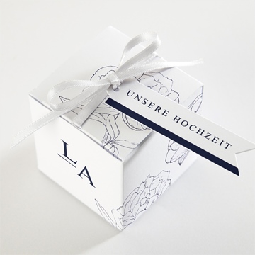 Geschenkbox Hochzeit pfingstrose - vue 3