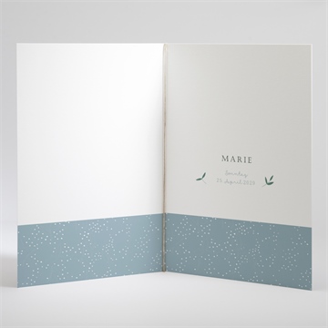 Kirchenheft Taufe gänseblümchen - vue 3