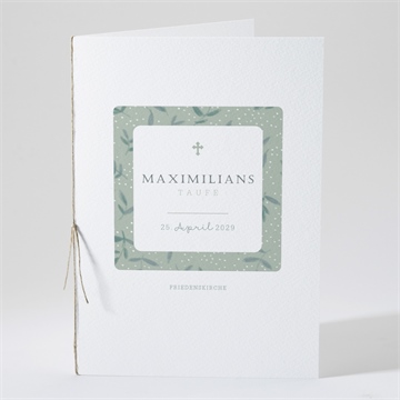 Kirchenheft Taufe blätter im wind