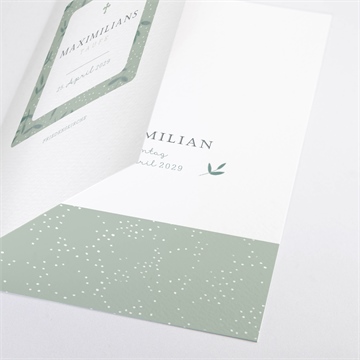 Kirchenheft Taufe blätter im wind - Sicht 2