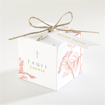 Geschenkbox Taufe vintage natur