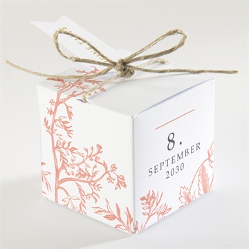 Geschenkbox Taufe vintage natur - vue 2