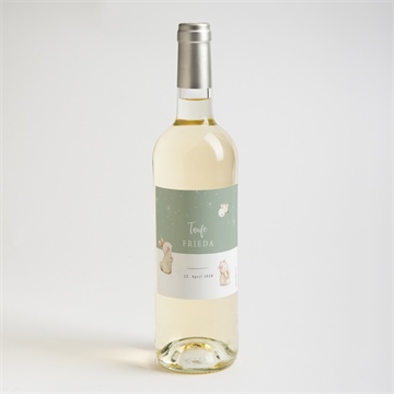 Flaschenetikett Taufe segen - Vue 2