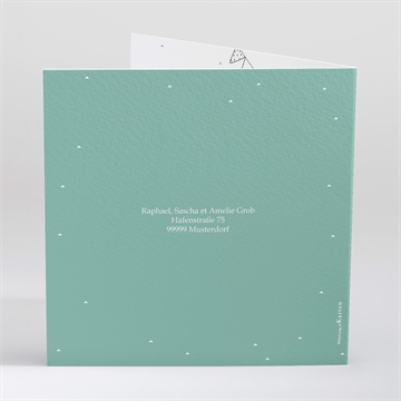 Einladung Kommunion kommunionsfeier in mintgrün - vue 4