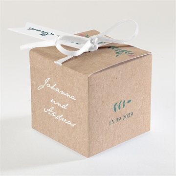 Geschenkbox Hochzeit wintergrün - vue 2