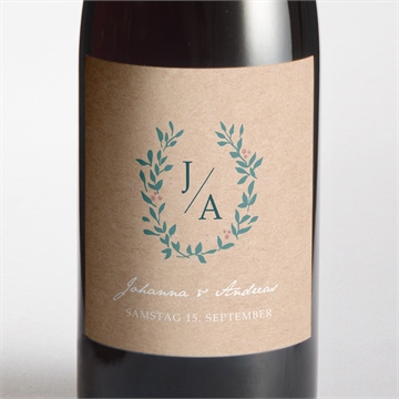 Flaschenetikett Hochzeit ref. N3001533