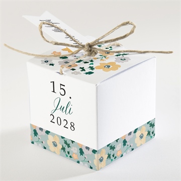 Geschenkbox Hochzeit floraler rahmen - Vue 2