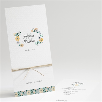 Menükarte Hochzeit ref. N22187