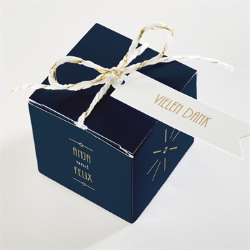 Geschenkbox Hochzeit art déco - vue 3