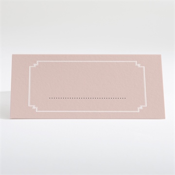 Tischkarte Hochzeit art-déco design - Vue 2