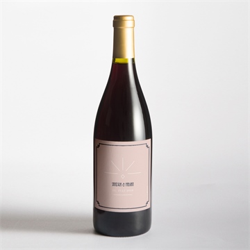 Flaschenetikett Hochzeit art-déco design - Vue 2