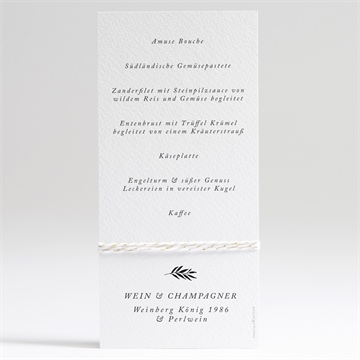 Menükarte Hochzeit retro chic - Vue 2