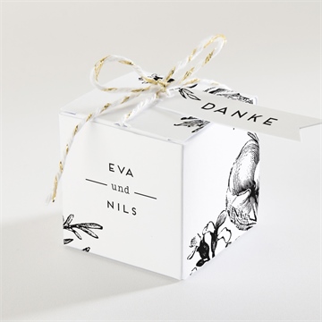 Geschenkbox Hochzeit kamelie