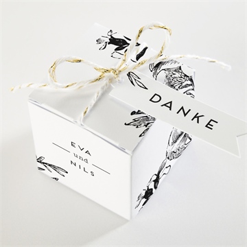 Geschenkbox Hochzeit kamelie - Sicht 3