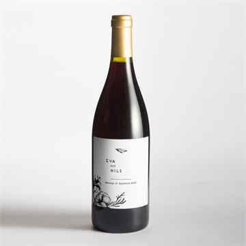 Flaschenetikett Hochzeit kamelie - Sicht 2