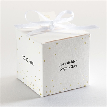 Geschenkbox Hochzeit goldschimmer - Vue 3