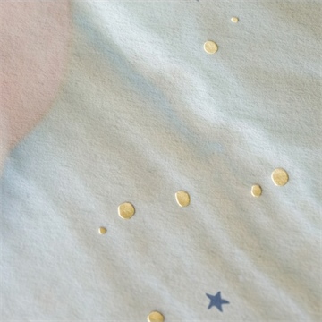 Dankeskarte Geburt glitzernde freude - Marquage à chaud OR