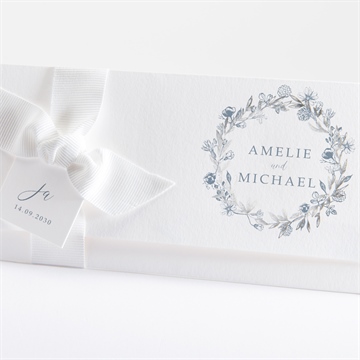 Hochzeitseinladung blumengesteck - Vue 3