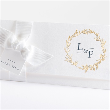 Hochzeitseinladung goldkranz - vue 3