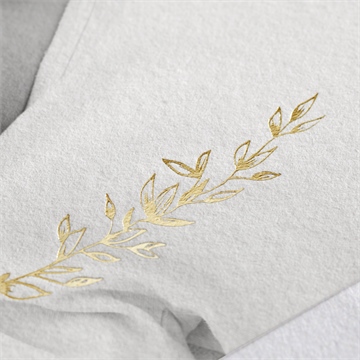 Dankeskarte Geburt goldrahmen - vue 2