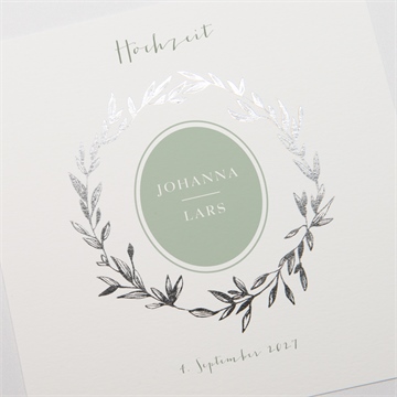 Hochzeitseinladung medaillon - vue 3