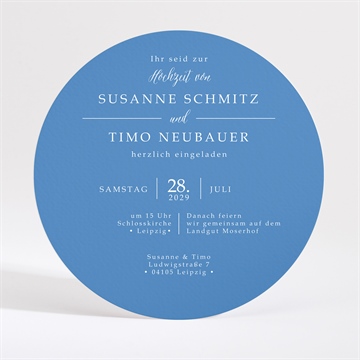 Hochzeitseinladung rund um die liebe - Sicht 4