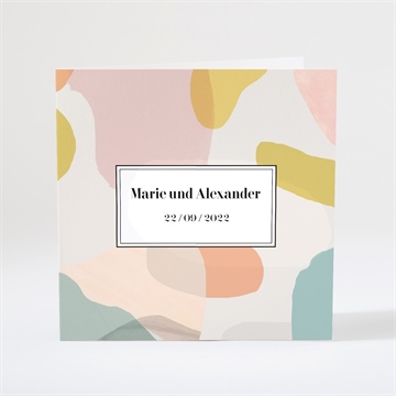Hochzeitseinladung pastell