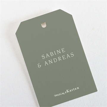 Geschenkanhänger Hochzeit the big day - Vue 3