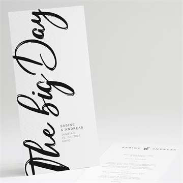 Menükarte Hochzeit ref. N22197